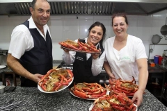 Centolada de la Cofradia do Centolo Larpeiro, restaurante A Lareira do Larexo, O Grove centolo centollo centolla