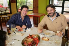 Centolada de la Cofradia do Centolo Larpeiro, restaurante A Lareira do Larexo, O Grove centolo centollo centolla