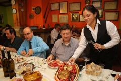 Centolada de la Cofradia do Centolo Larpeiro, restaurante A Lareira do Larexo, O Grove centolo centollo centolla